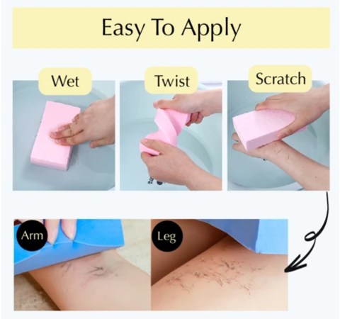 Dead skin removal bathing sponge Dirt Remover