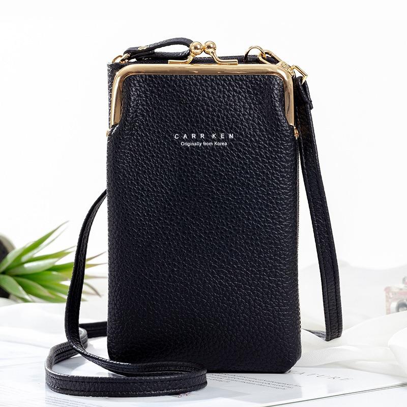 Women's Small Cross-Body Phone Bag PU Leather Mobile Cell Phone Holder Pocket Purse Wallet Sling Bag Mini Shoulder Bags